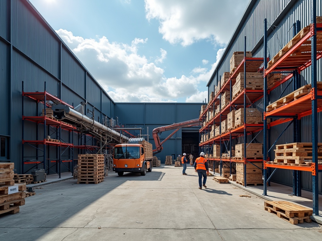 Brownfield warehouse expansion with original facility live